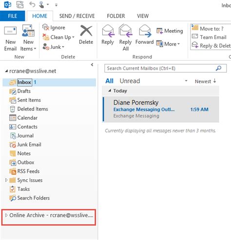 outlook online archive settings|Enable archive mailboxes for Microsoft 3.
